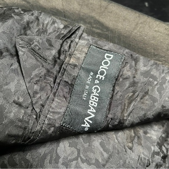 Dolce and Gabanna shiny silk mix brown suit - Picture 3 of 6